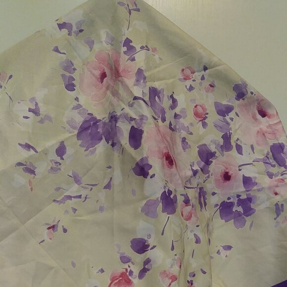 Vintage Ludovisi Roma Scarf  Floral Silk Elegance  Italian Retro Glam 🧣🇮🇹 - Picture 9 of 9